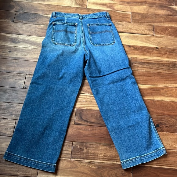 LL bean cropped flair jean - Picture 4 of 5